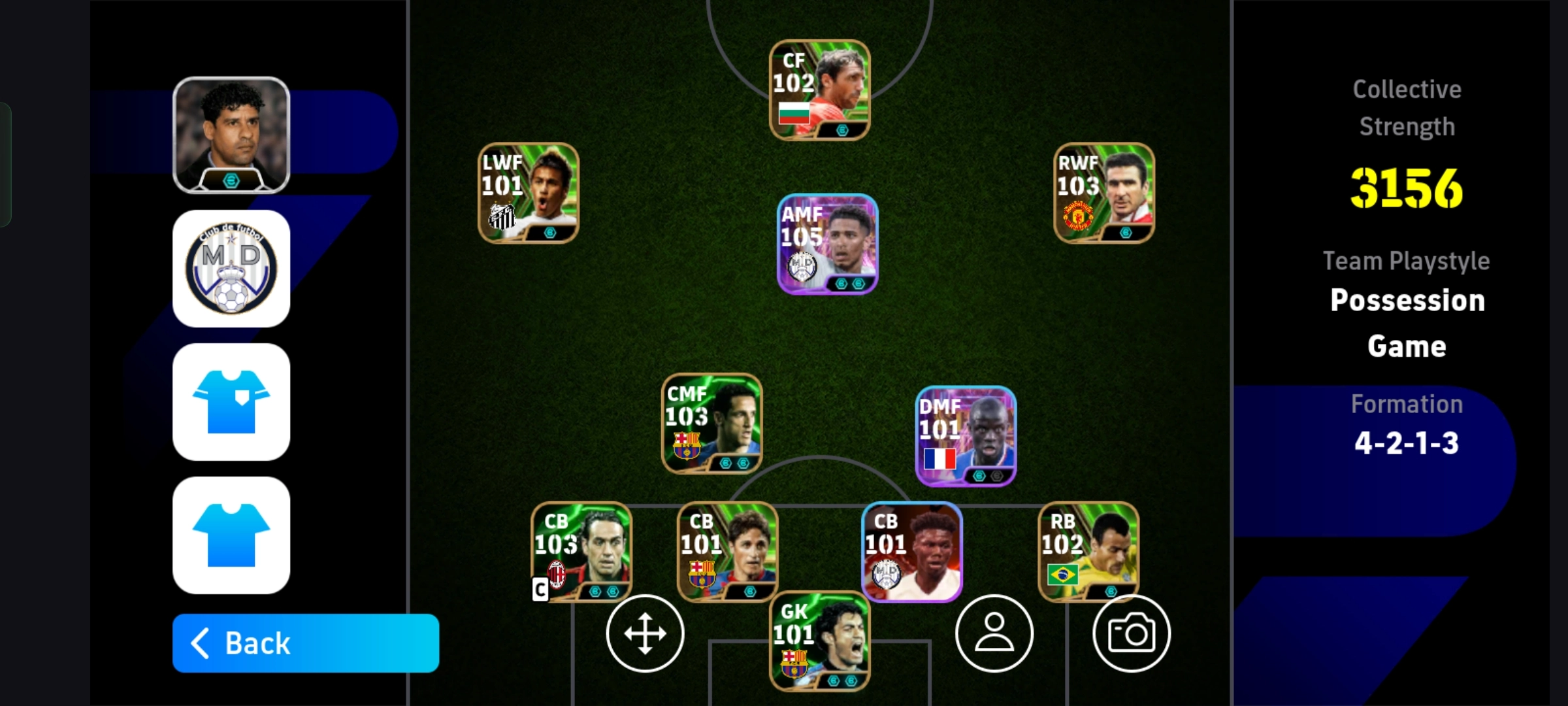 اکانت بازی فوتبال efootball اورال 3156