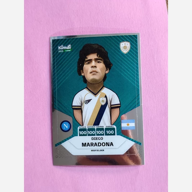 برچسب کارت کیمدی توپ طلا دیگو مارادونا ناپولی 2025