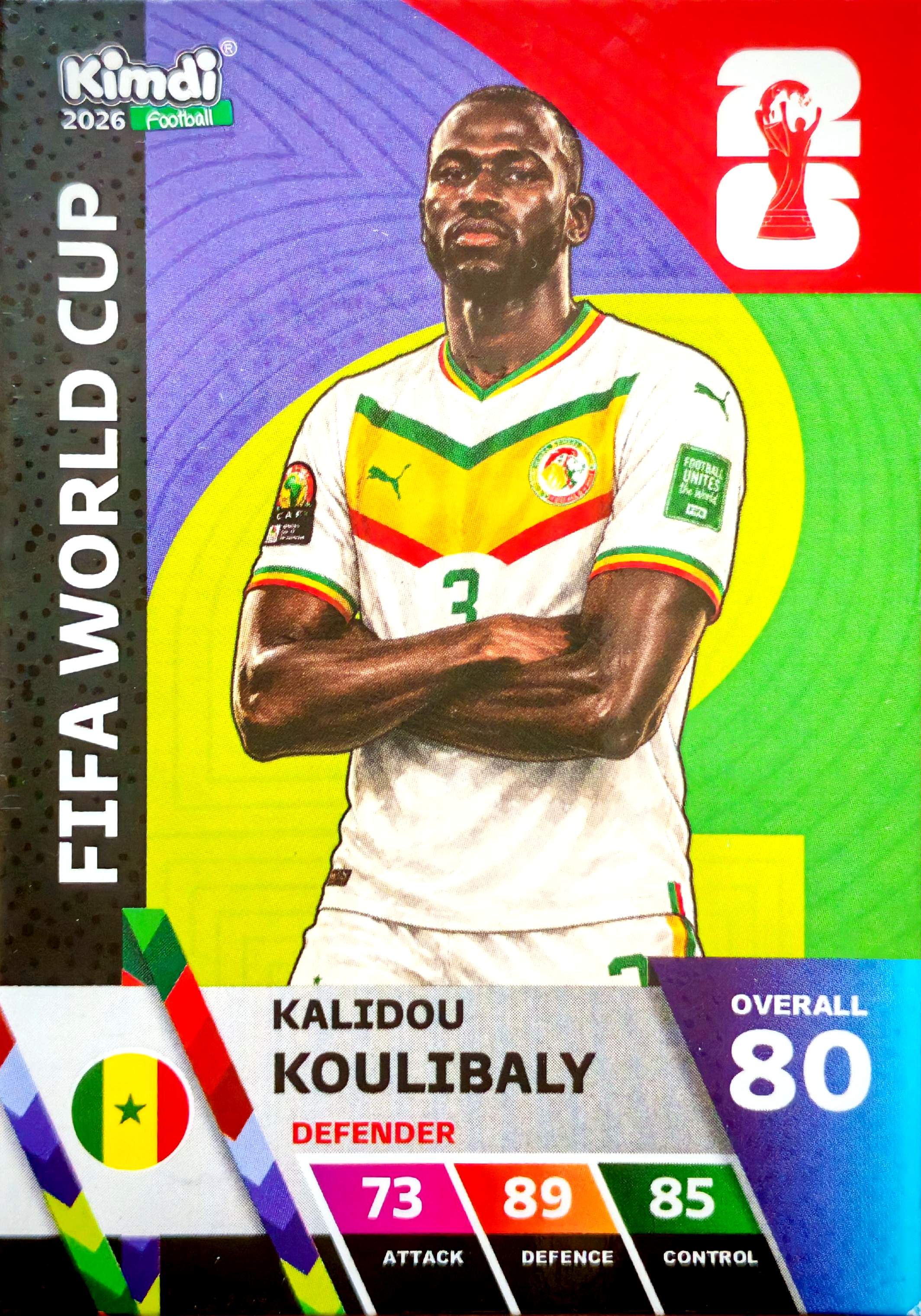 کارت کیمدی جام جهانی کالیدو کولیبالی سنگال 2026