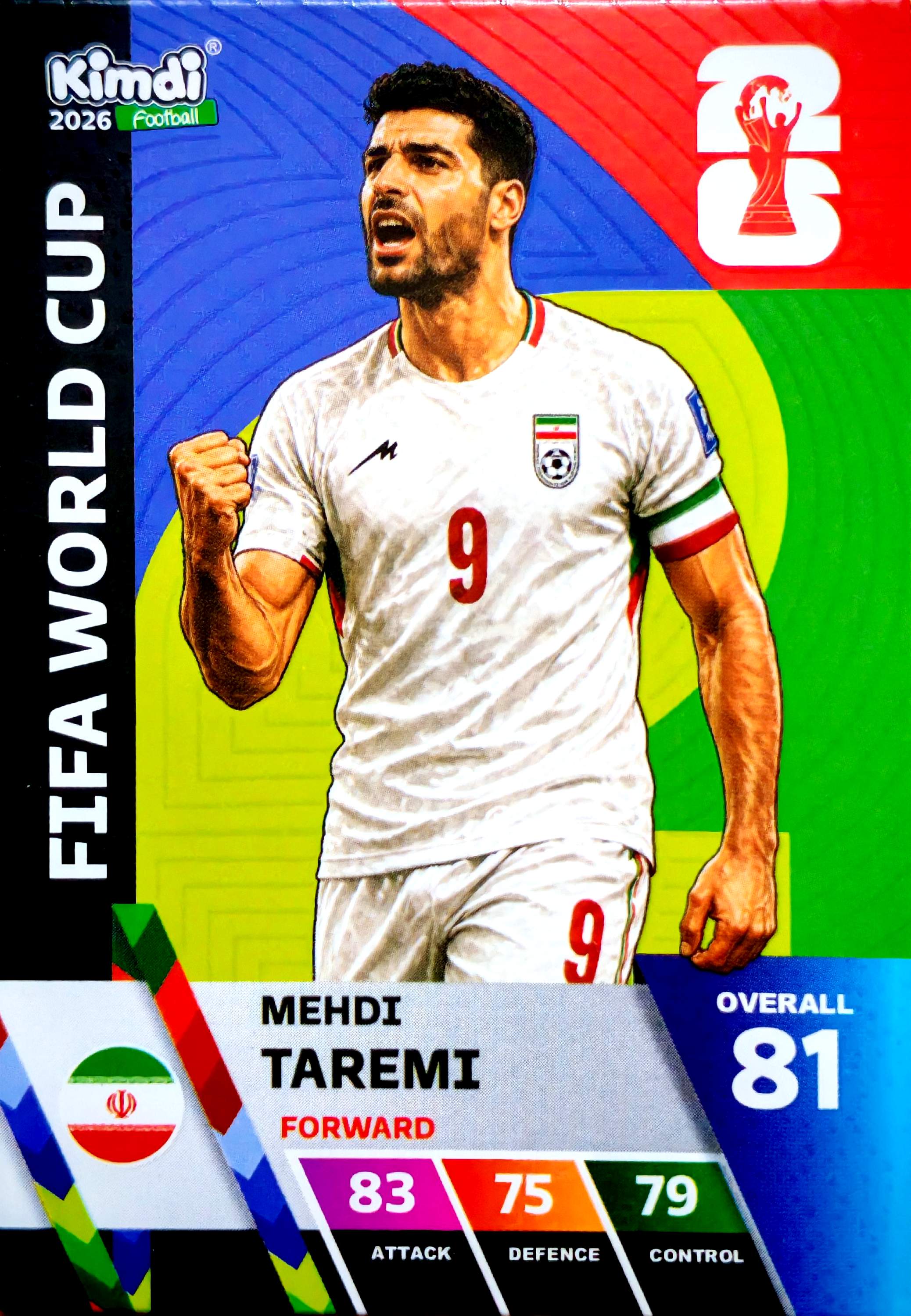 کارت کیمدی جام جهانی مهدی طارمی ایران 2026