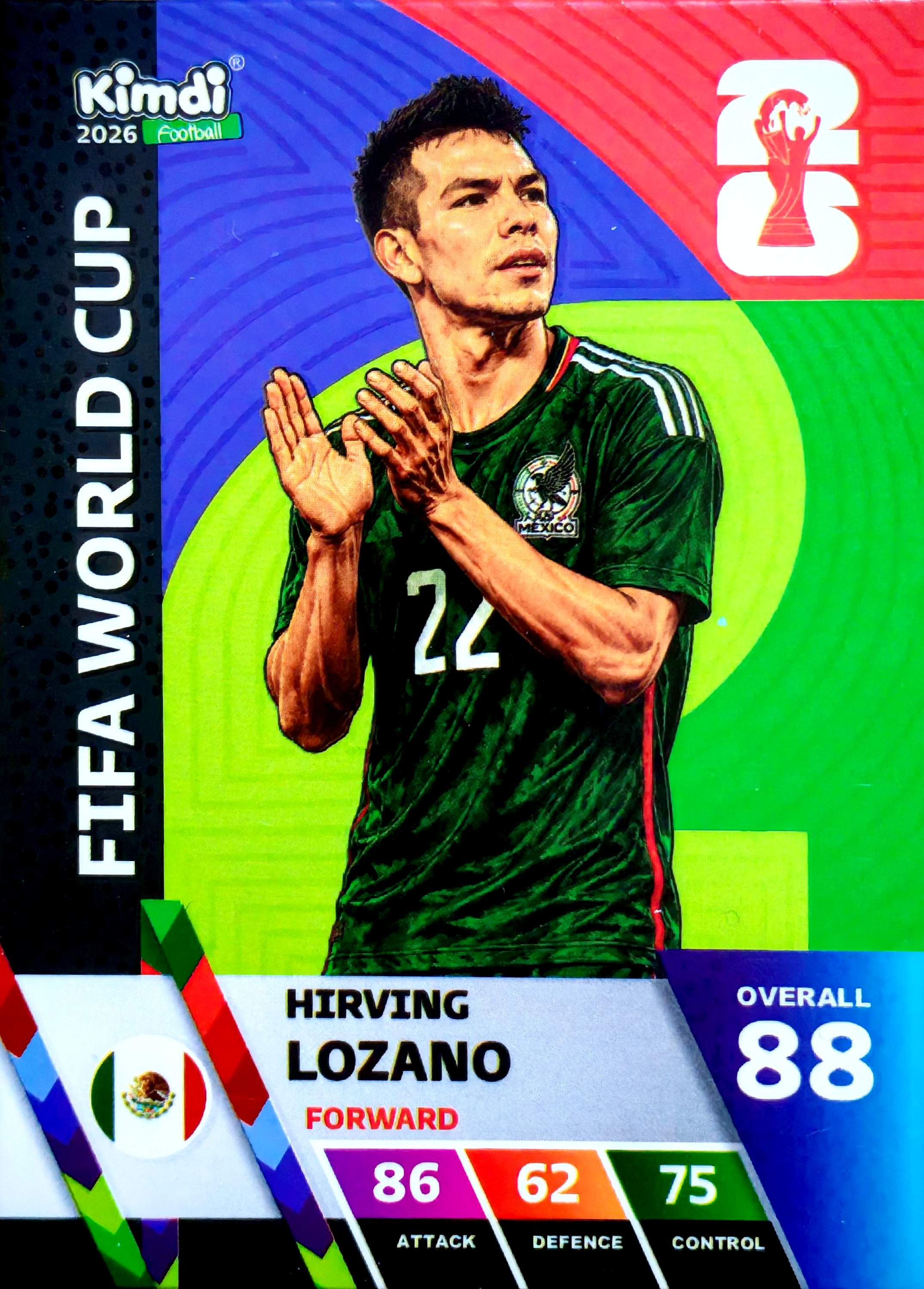 کارت کیمدی جام جهانی هیروینگ لوزانو مکزیک 2026