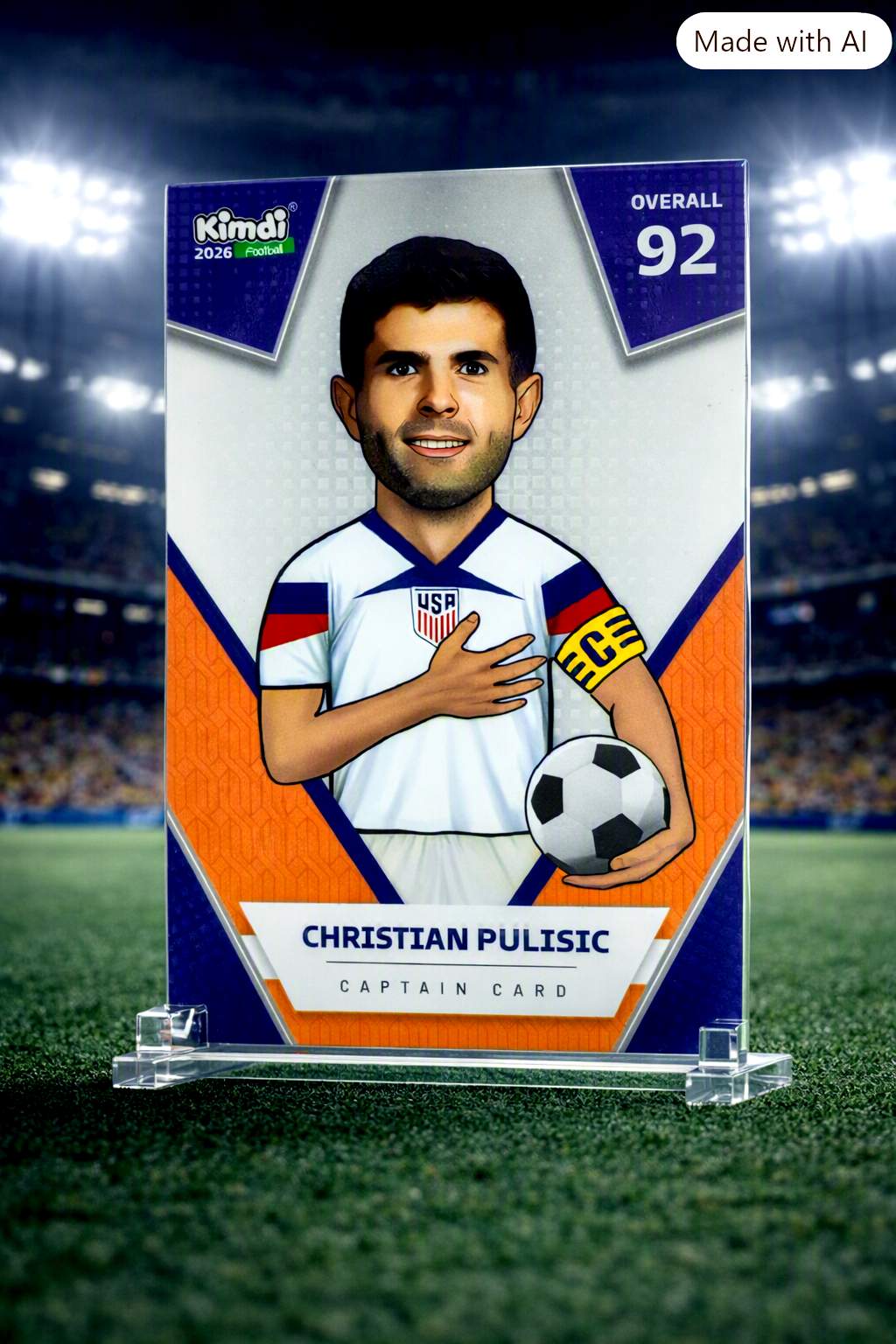 کارت کیمدی کاپیتان کریستین پولیشیچ آمریکا 2026